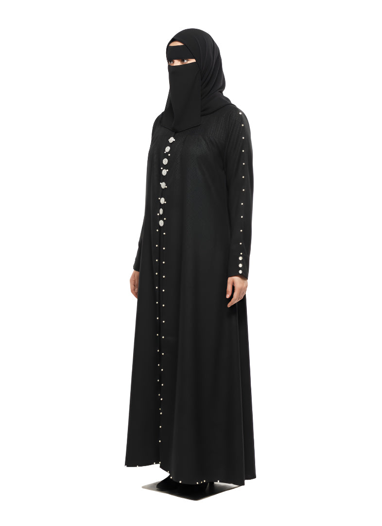 Classic Layered Gown Abaya – Modest Full-Length Burqa