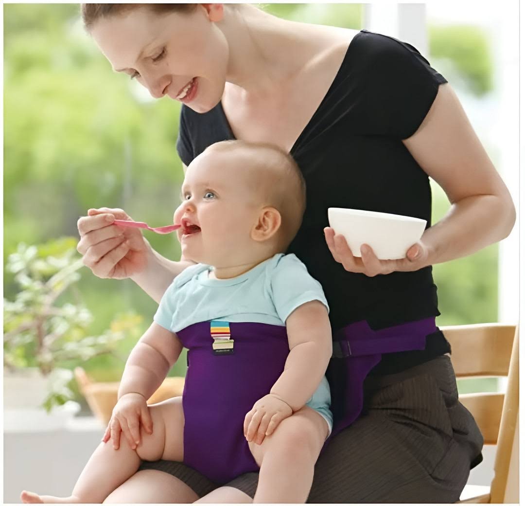 Adjustable Baby High Chair Safety Seat with Strap – Secure Feeding Belt with Foam Cushion Support