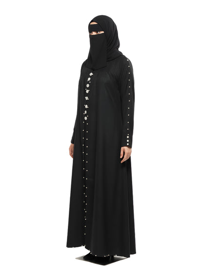 Classic Layered Gown Abaya – Modest Full-Length Burqa