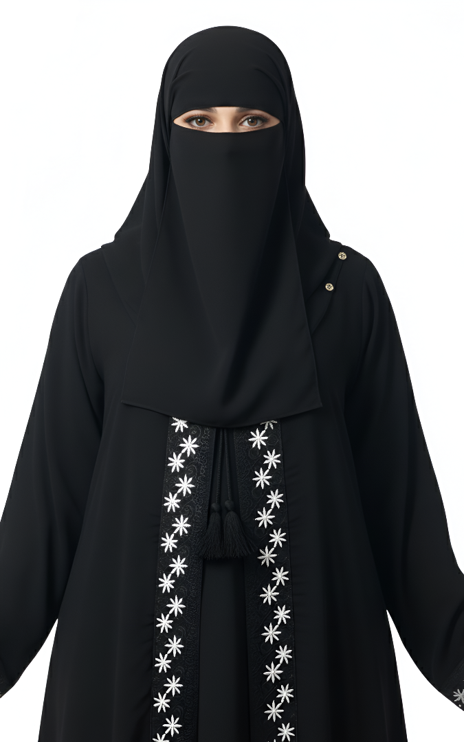 Embroidered Luxury Modesty Gown style Abaya