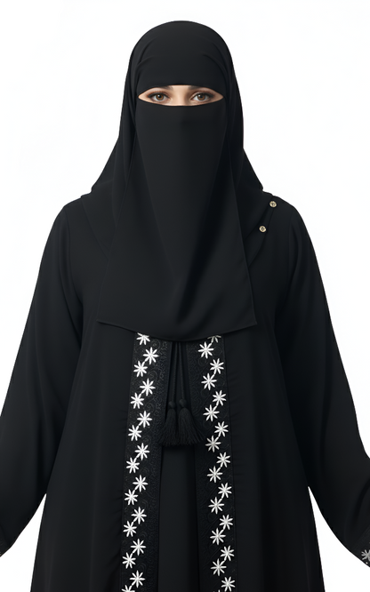 Embroidered Luxury Modesty Gown style Abaya