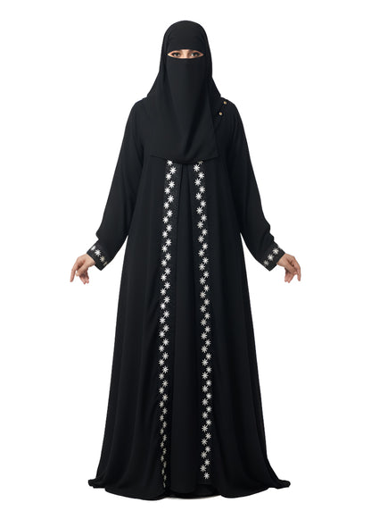 Embroidered Luxury Modesty Gown style Abaya
