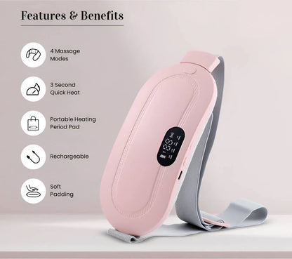 Heating Pad for Period Cramps Relief and Massager