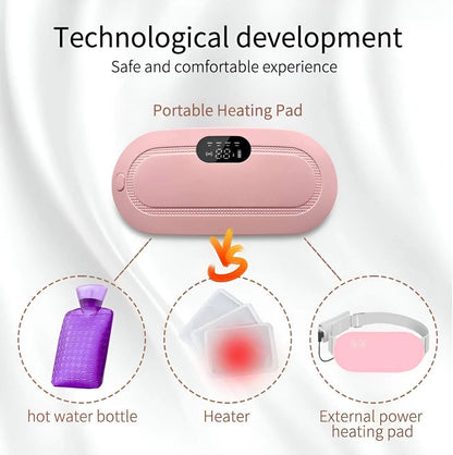 Heating Pad for Period Cramps Relief and Massager