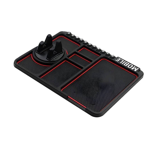HSR Car Accessories Multi-Functional Anti-Slip Silicone Dashboard Pad with Mobile and GPS Holder